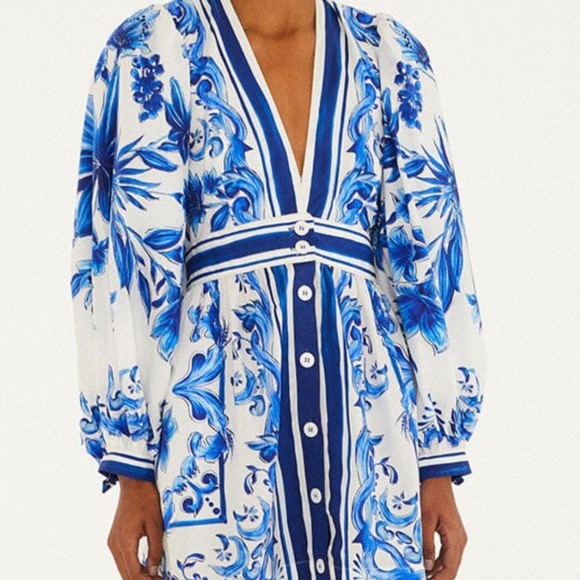 Off-White Garden Tiles Mini Dress - Picture 4 of 4